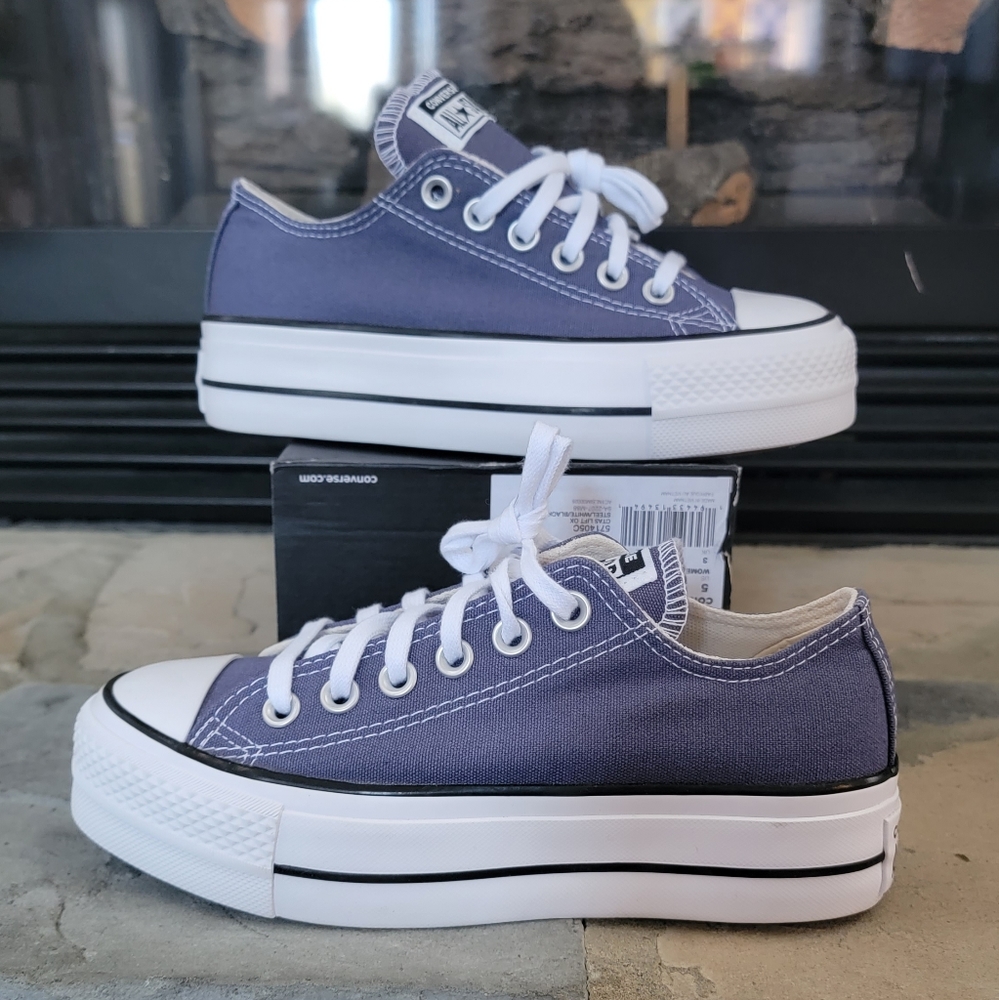 New Converse Chuck Taylor All Star Lift OX Steel Platform Multiple Sizes